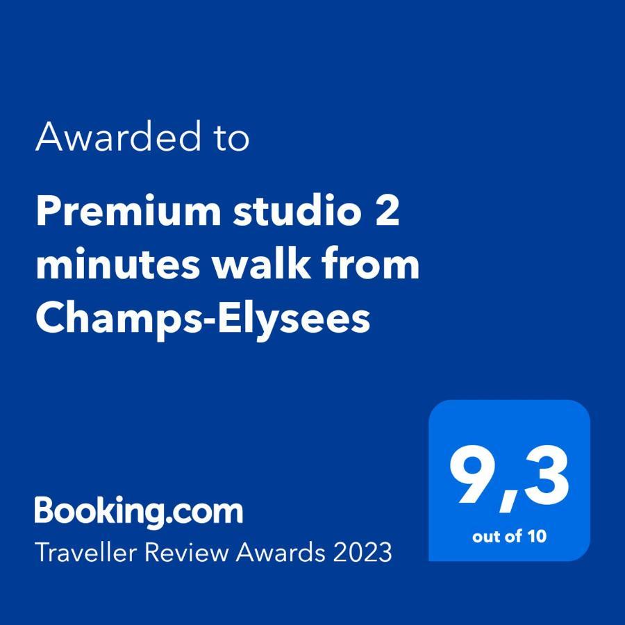 Premium Studio 2 Minutes Walk From Champs-Elysees Paris Eksteriør billede